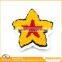 Wholesale clothes/towel fashion custom embroidered patches custom star chenille patches no minimum