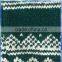 green and white fairisle fingerless gloves knitting pattern for women