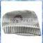 grey beanie girl cute knit hat with fish embroidery