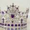 New design wholesale, large rhinestone full pageant round crowns