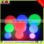 IP68 waterproof pool floating LED light ball with colors changing