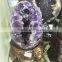 Natural Amethyst Geode Dragon Egg Crystal Geode For Sale