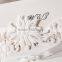 2015 High Quality lace flower wedding invitation card