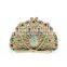 China supplier hot selling ladies peacock handbags purse online shopping wholesale clutch women bag