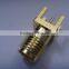 5 insertion Female Straight PCB through hole SMA connector