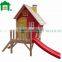 Children Wooden Playhouse with Slide