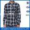Latest Customized Yarn Dyed Cotton Wholesale Plaid Flannel Shirt