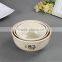 Round color melamine bowl plastic bowl