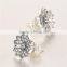 Snowflake Girls White Stone Earrings Online Shopping