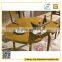 Modern functional round/oval solid wood dining table furniture