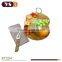 2 tier wood food tray hot sale rotatable fruit tray