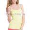 New fashion seamless gym tank tops lady high stretch sports wear
