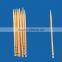 100pcs blue can wooden carved dental toothpicks