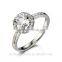 hot sale latest synthetic diamond ring aaaaa cubic zirconia ring for decoration