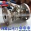 3PC RST Floating Stainless Steel Flange Ball Valve With Handles