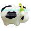 Cow Toys for Toddler,Vinyl Farm Animal Toys,White Plastic Small Toy