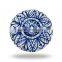 Ceramic Hand Painted Blue Design Knob