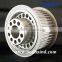 Customized aluminum timing pulley taper bushed pulleys HTD8M HTD14M