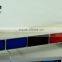 police car led warning light bar, 100 watt speaker, red blue led warning lightbar