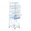 Pawhut 58" White Garden Decor Metal Bird Cage