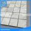 4.8 square white aged marble mosaics for bathroom floor