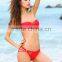 Bright color bikini swimwear wholesale hot sexy girl photo bikini for beachwear