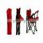 Folding Camping Chair Portable Fishing Beach Outdoor Collapsible Chairs-Red
