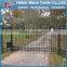 Living area spear top tubular steel fence and slide gate(manufacturer)