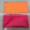 Glossy PVC Pencil Case with Zip, Orange/ Rose Color. Trade assurance