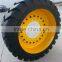 solid mold-on heavy truck tires wheel with DISC for heavy skid steer loader