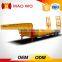 Hot sale gooseneck 2 axle low bed semi trailer and heavy transport trailer