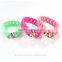 2017 Hot selling Silicone beaded bracelets