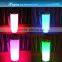 new plastic led planter with light/colorful flowerpot
