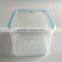 1600ml Plastic Rectangular PP Fresh Box With Lock