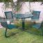 Arlau park outdoor metal table and chairs