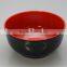 Melamine bowl with lotus shape