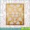 Framed Handmade Carve Pattens With Gold Leaf MDF Wall Art