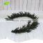GNW CHGR-1607015 Best selle PVC green grass pine needle christmas garland for door decoration