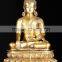 Regional Feature antique metal life-size buddha thai bronze statue