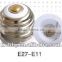 E27 to E11 lamp fitting adapter