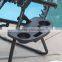 2 Pack Patio Pool Sky Blue Adjustable Folding Anti Gravity Lounge Chair