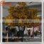 Large outdoor artificial golden tree fake decorative wedding wishing tree landscape trees and plants