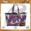 12 oz natural canvas tote bag with inside polyester lining & with canvas handle