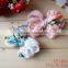 China factory direct color pattern hair accossry chiffon bow
