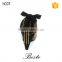 Hot sale vintage black chiffon heel condom with chain