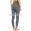 Wholesale 95% Polyester 5% Spandex High Waistband Women Yoga Pants
