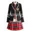Custom Sex School Girls Cotton Frocks Uniform Catalog Design