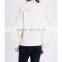 Wholesale Women Apparel Ruffled Sleeves Round Neck Long Sleeves Oversized Cotton-jersey Sweatshirt(DQE0231T)