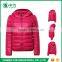 Morden Fashion Apparel Winter Red Hooded Puffer Jacket for Women