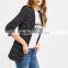 2018 fall and winter newest style Fitted Polka Dot Open Front Blazer